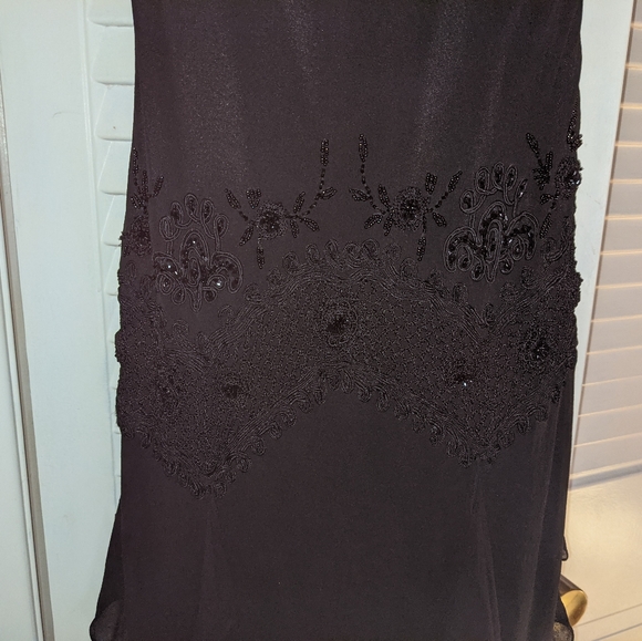 Gorgeous SUE WONG black party dress size 10 - Picture 3 of 10